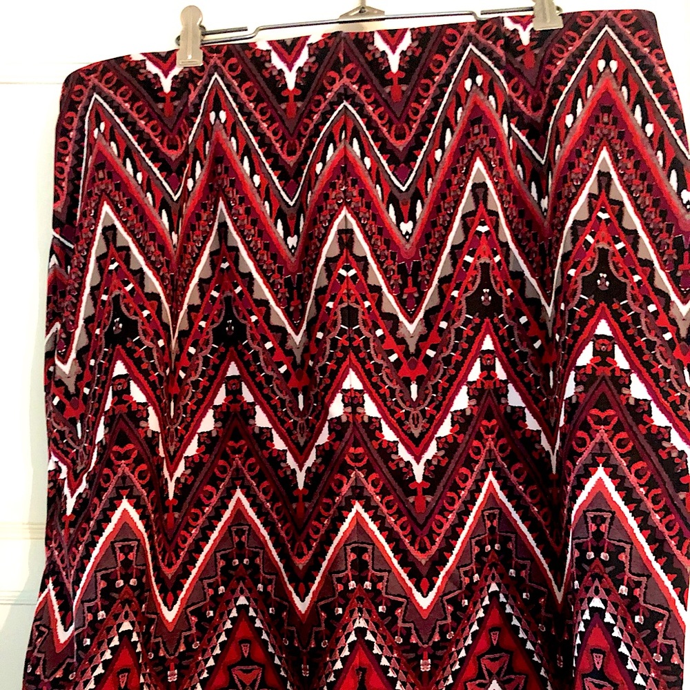 Aztec Print Pencil Skirt